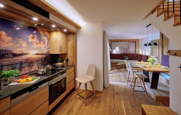 Ferienwohnung Hirschauer Bucht, 1-5Pers., 2 sep. SZ, 2.OG+DG, Balkon mit Weitblick