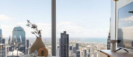 Luxury living with panoramic views over the Melbourne.