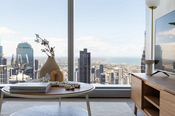 Luxury living with panoramic views over the Melbourne.