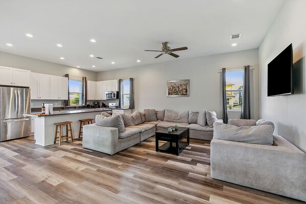 Living Room and Kitchen