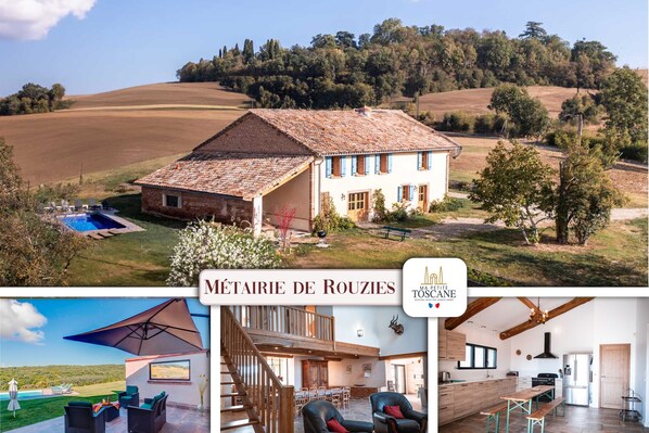 Swimming pool - Terrace with garden furniture - Deckchairs - Fully equipped kitchen - Ultra-fast WiFi FIBRE - Private car park. 