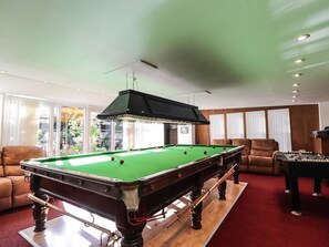 Games Room with Full Sized Snooker Table