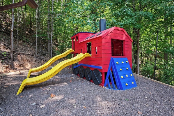 Trains! Slides! Swings!