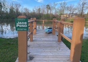 Kayak on our pond!