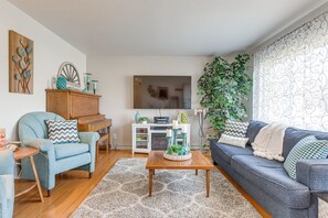 Living Room | Smart TV | Queen Sleeper Sofa