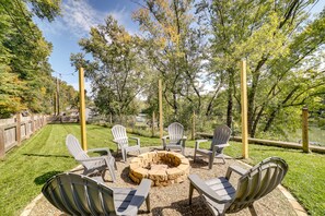 Fire Pit | Private Yard | River Views