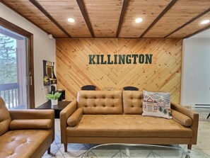 Step into relaxation with our living room, featuring a convenient door that opens onto the balcony.