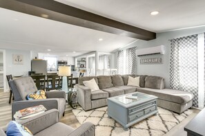 Living Room | Queen Sleeper Sofa | Smart TV