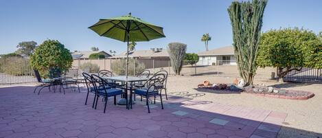 Sun City West Vacation Rental | 2BR | 2BA | 1,738 Sq Ft | Small Step for Entry