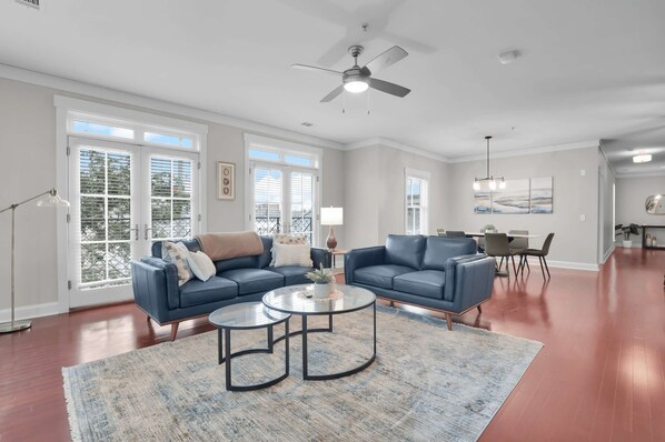 Spacious living area