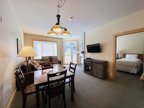 Dining room table with seating for 4.