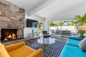 Gorgeous and brightly colored living room