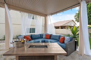 Backyard lounge