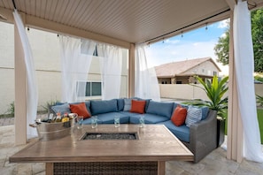 Backyard lounge