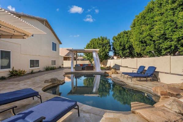 Backyard pool