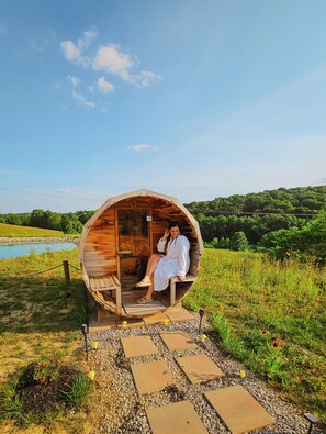 Sauna Onsite ask about our Dec Jan promo complimentary sauna session 