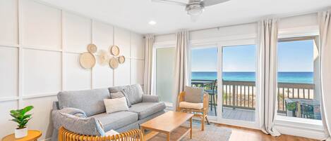 Welcome to Salty Thyme! Featuring stunning views of the emerald coast throughout the condo!