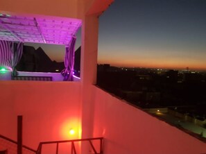 Blick von der Unterkunft