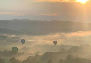 Vue matinale du logement