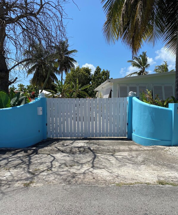 Entrance to the property