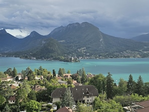 Blick von der Unterkunft
