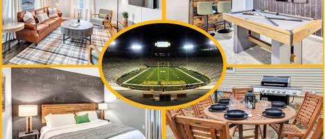Come enjoy our beautiful home minutes away from Lambeau Field!