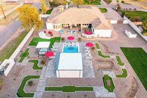 Full Acre property complete with 9-Hole Mini-Golf, Pickleball, Pool, Spa & More!