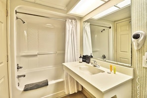 Shower tub sink in main bathroom