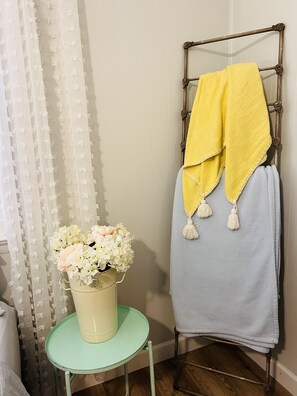 Extra blankets all year round and more are available in your closet.