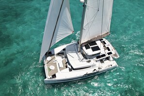 S/V Location captured from Above while under sail.