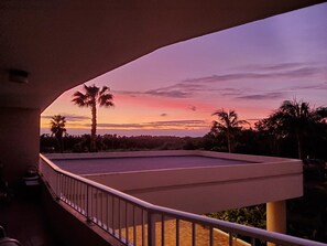 Sunset from balcony