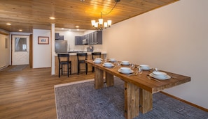 Kitchen and Dining Area for 8 (Chairs Have Come In!)