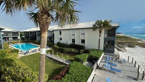 Pool, Sun Deck and Beach All in View