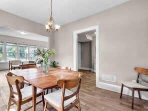 Wooden Dining Area 