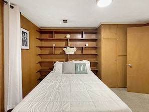 Bedroom 2 - quiet nook with queen bed