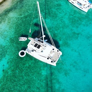 Serenity at anchor in Little Harbour