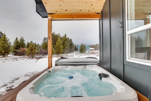 Bain à remous extérieur