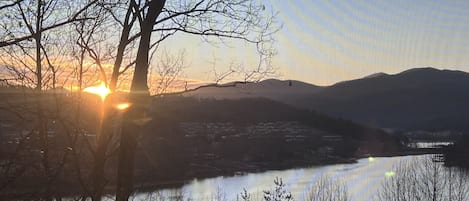 Winter sunrise from Master bedroom
