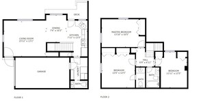 Guests must be able to take full staircase to bedrooms & bath on upper level.