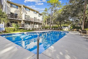 Embrace a refreshing community pool, a host of renown activities nearby, and sandy beach proximity perfect for soaking up the vibrant island vibes.