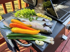 Catch your dinner from the backyard private dock!