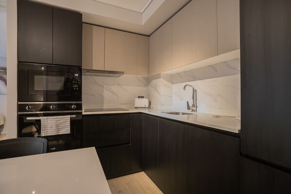 Comoda cocina completamente equipada con modernas terminaciones