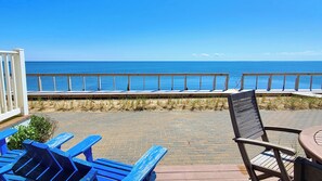 Gorgeous water views and sunsets from the deck