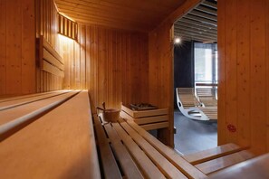 Sauna in the common area