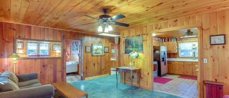 Burnsville Vacation Rental | 2BR | 1BA | 1,285 Sq Ft | Step-Free Access