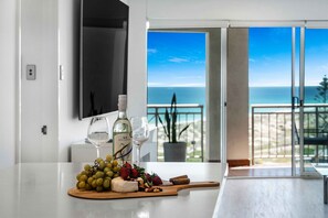 Kitchen with an amazing seaview