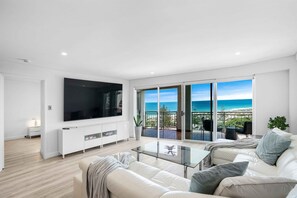 Lounge with ocean views