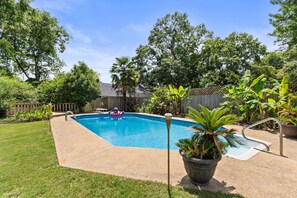 Our beautiful backyard 