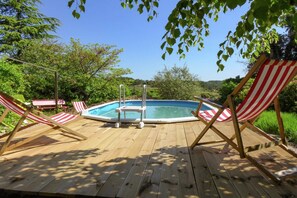 Schwimmbad des Ferienhauses