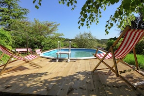 Schwimmbad des Ferienhauses